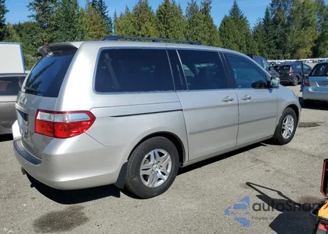2007 Honda Odyssey Exl from USA, damaged, VIN 5FNRL38747B439232